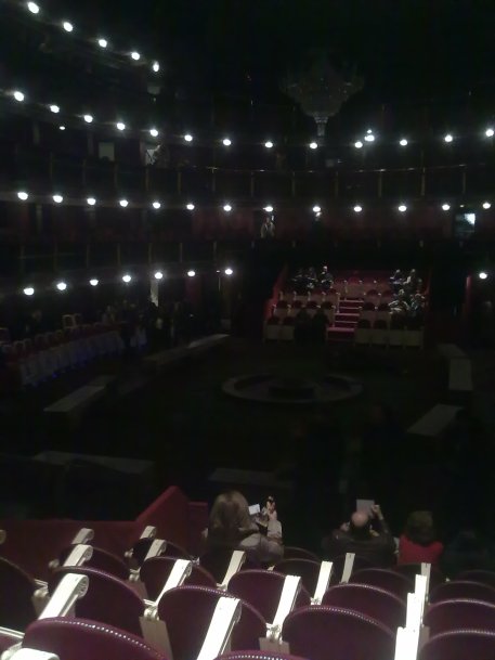 Inside the theatre